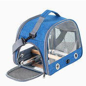 Travel Carrier Bag with Clear Viewing Panel for Budgies