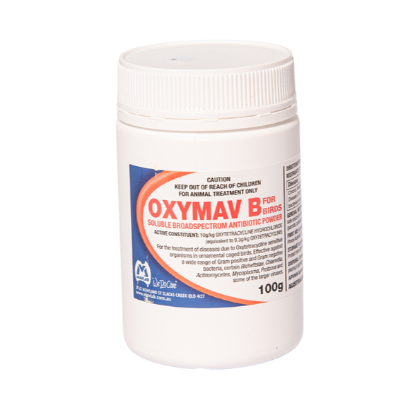 Oxymav B Bird Antibiotic 100g