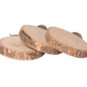 Natural Log Cut Off Shelf (Bird Resting Platform)