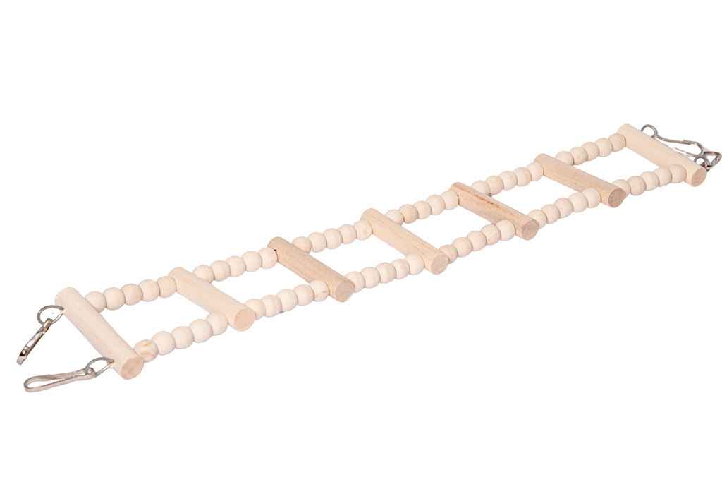 Bendable Bird Ladder with Perches and Beads
