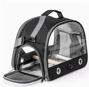 Travel Carrier Bag with Clear Viewing Panel for Budgies