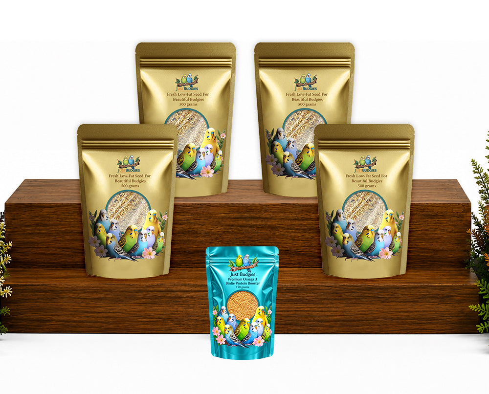Fresh Low-Fat Budgie Seed For Beautiful Budgies