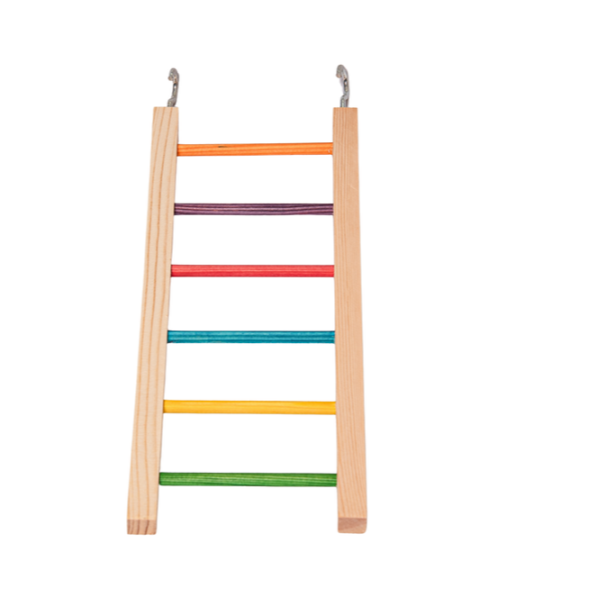 Solid Bird Safe Wood Ladder - Colored