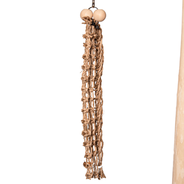 Natural Seagrass Hanging Chew Mat for Birds