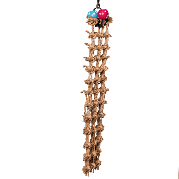 Natural Seagrass Hanging Chew Mat for Birds
