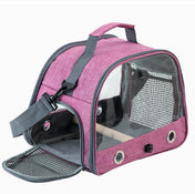 Travel Carrier Bag with Clear Viewing Panel for Budgies