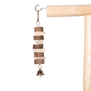 Bird Toy Chewable Cuttlebone & Log