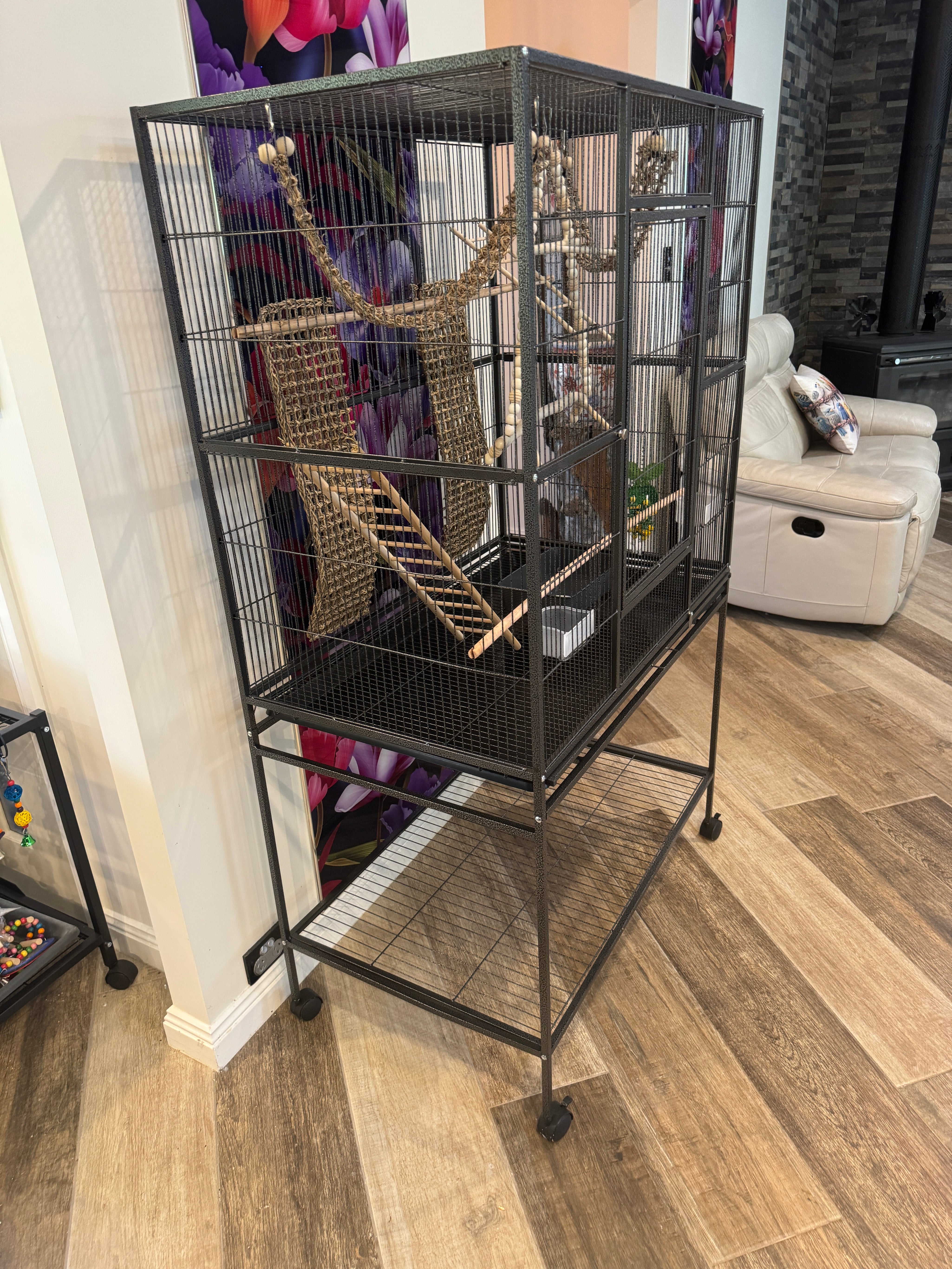 Mega Palace Bird Cage & Stand