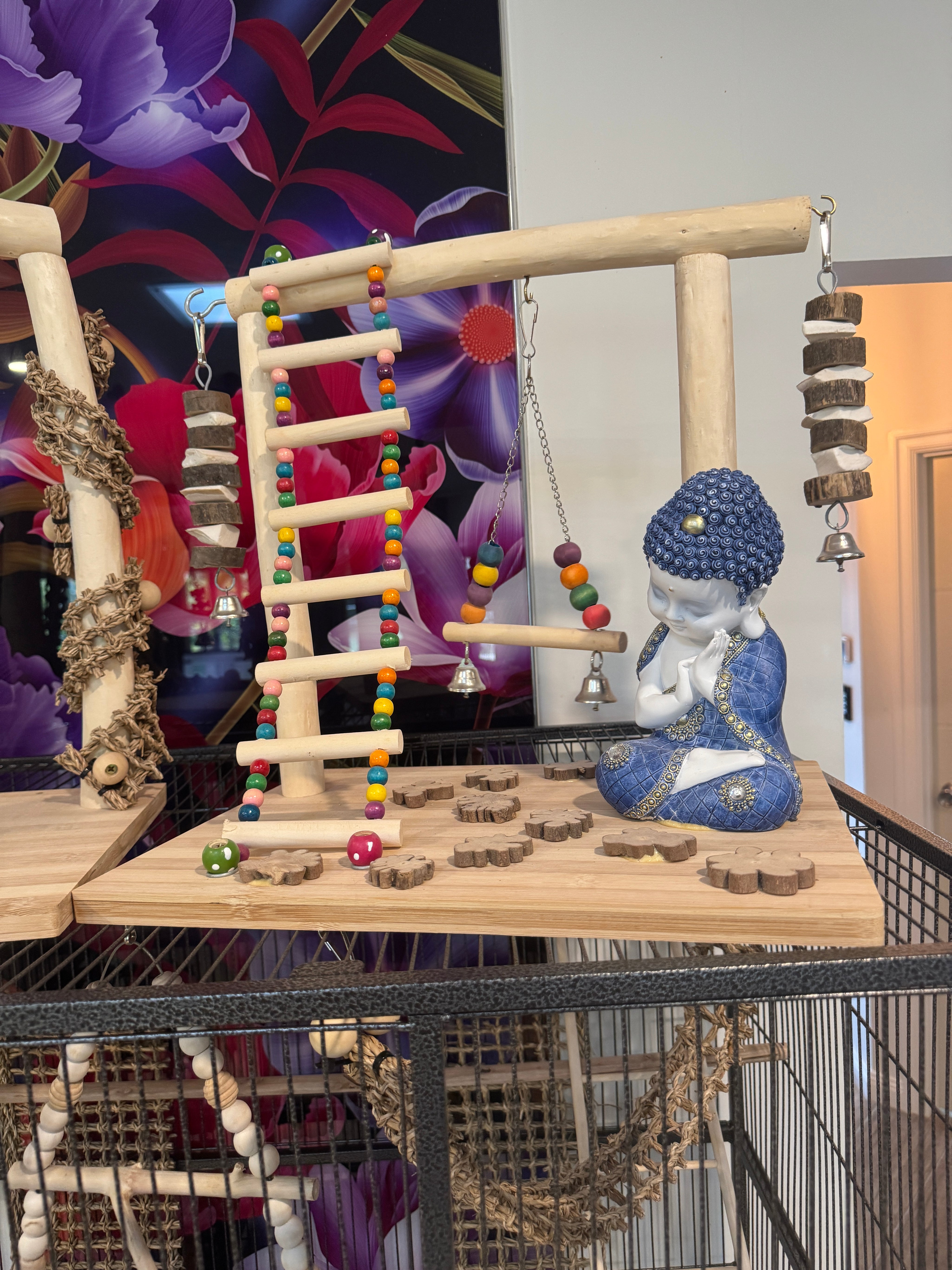 Mega Palace Bird Cage & Stand