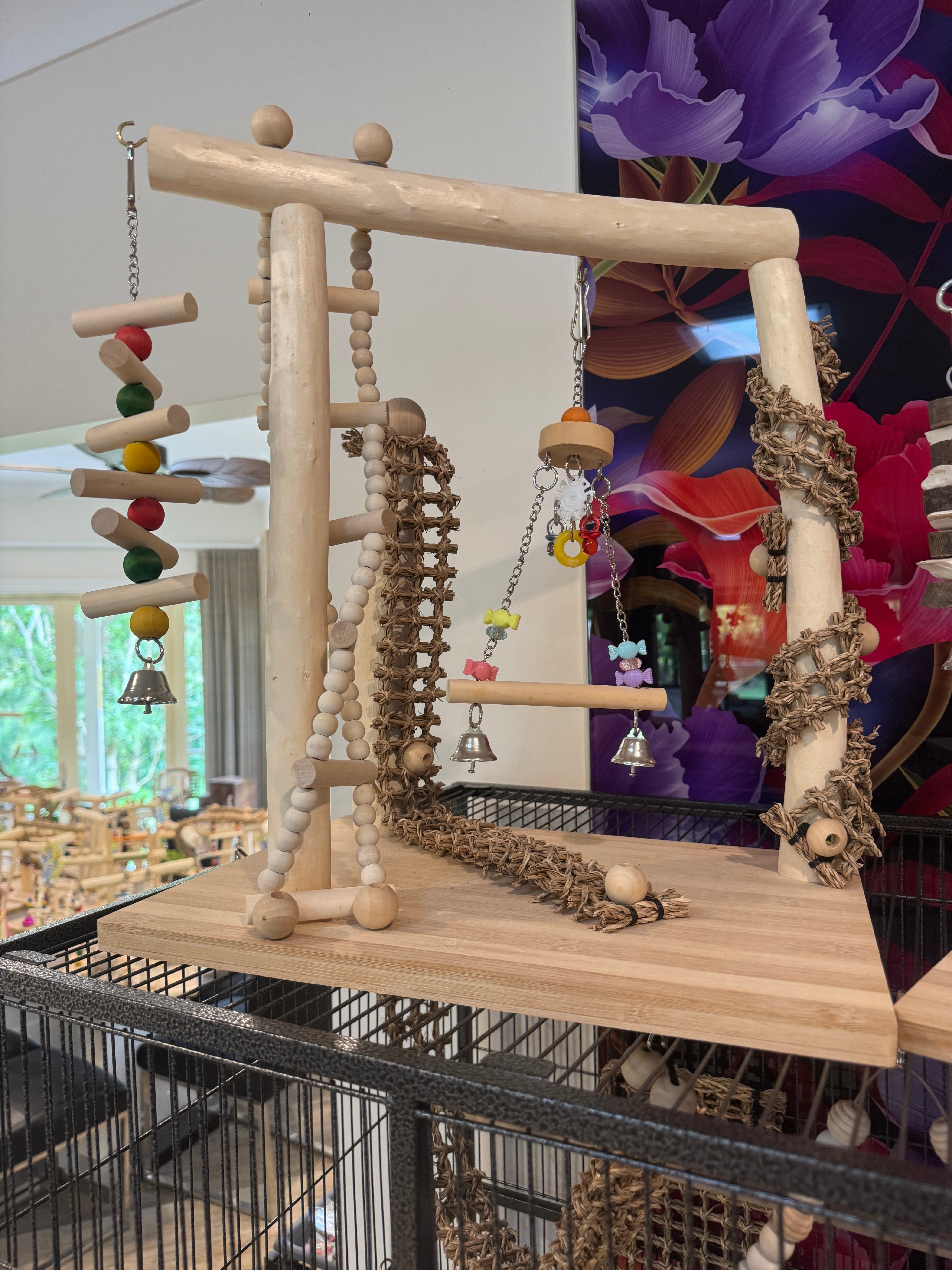 Mega Palace Bird Cage & Stand