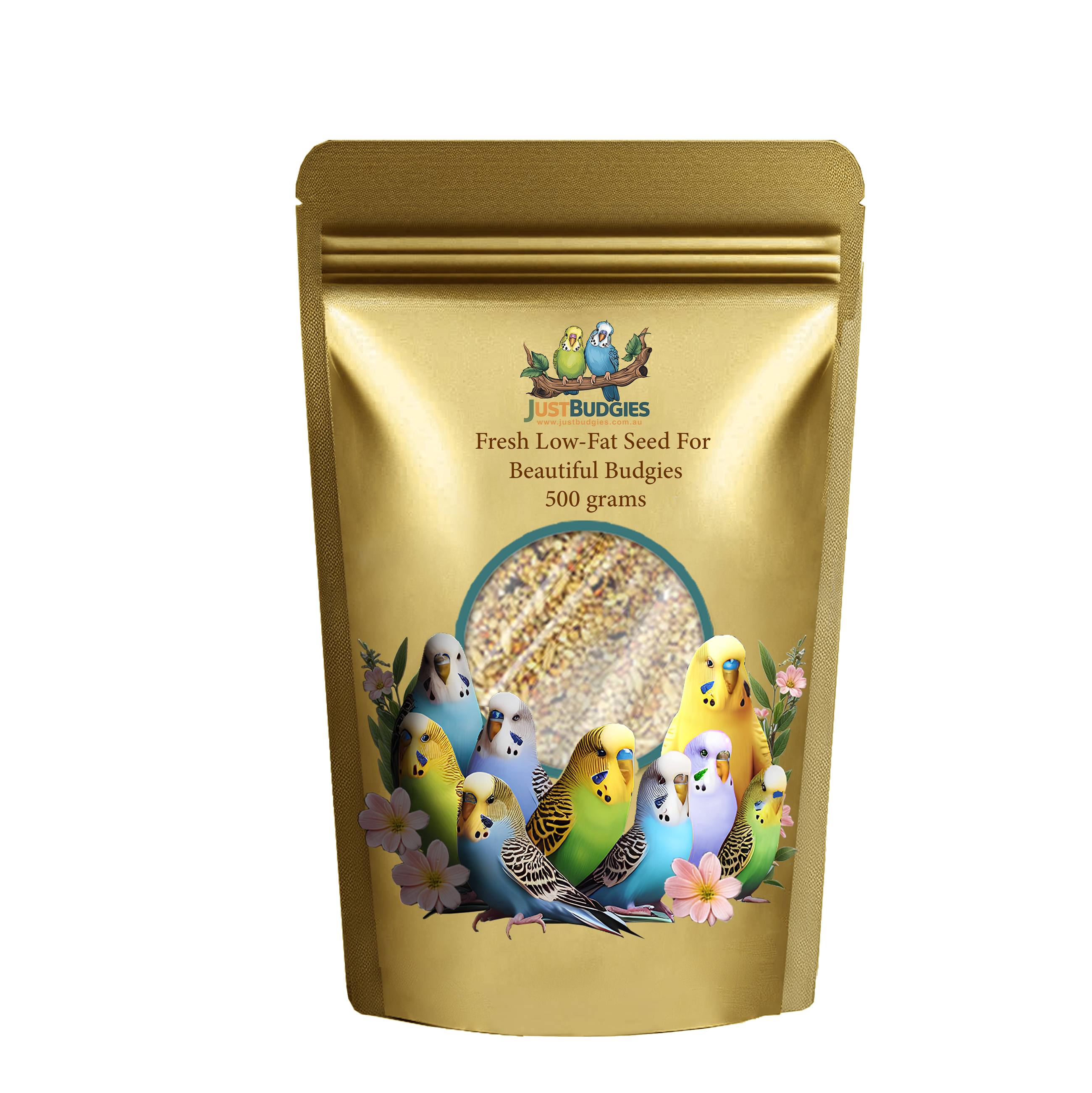 Fresh Low-Fat Bird Seed For Beautiful Budgies