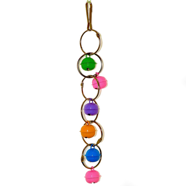 Multi-Ring Bell Tower Hanging Toy for Budgies